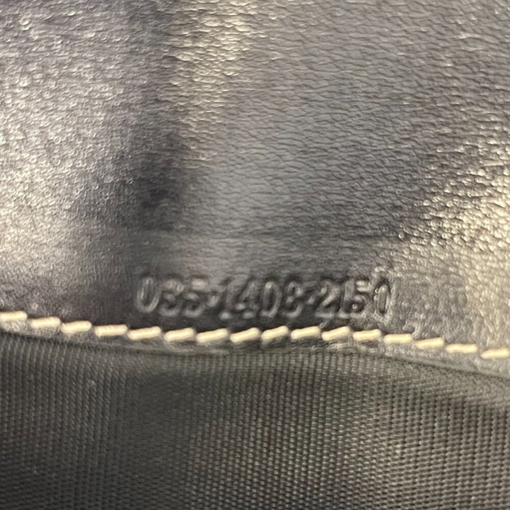 Gucci Leather Bifold Long Wallet w/ Coin Compartment  in Black - Preowned - Picture 5 of 13